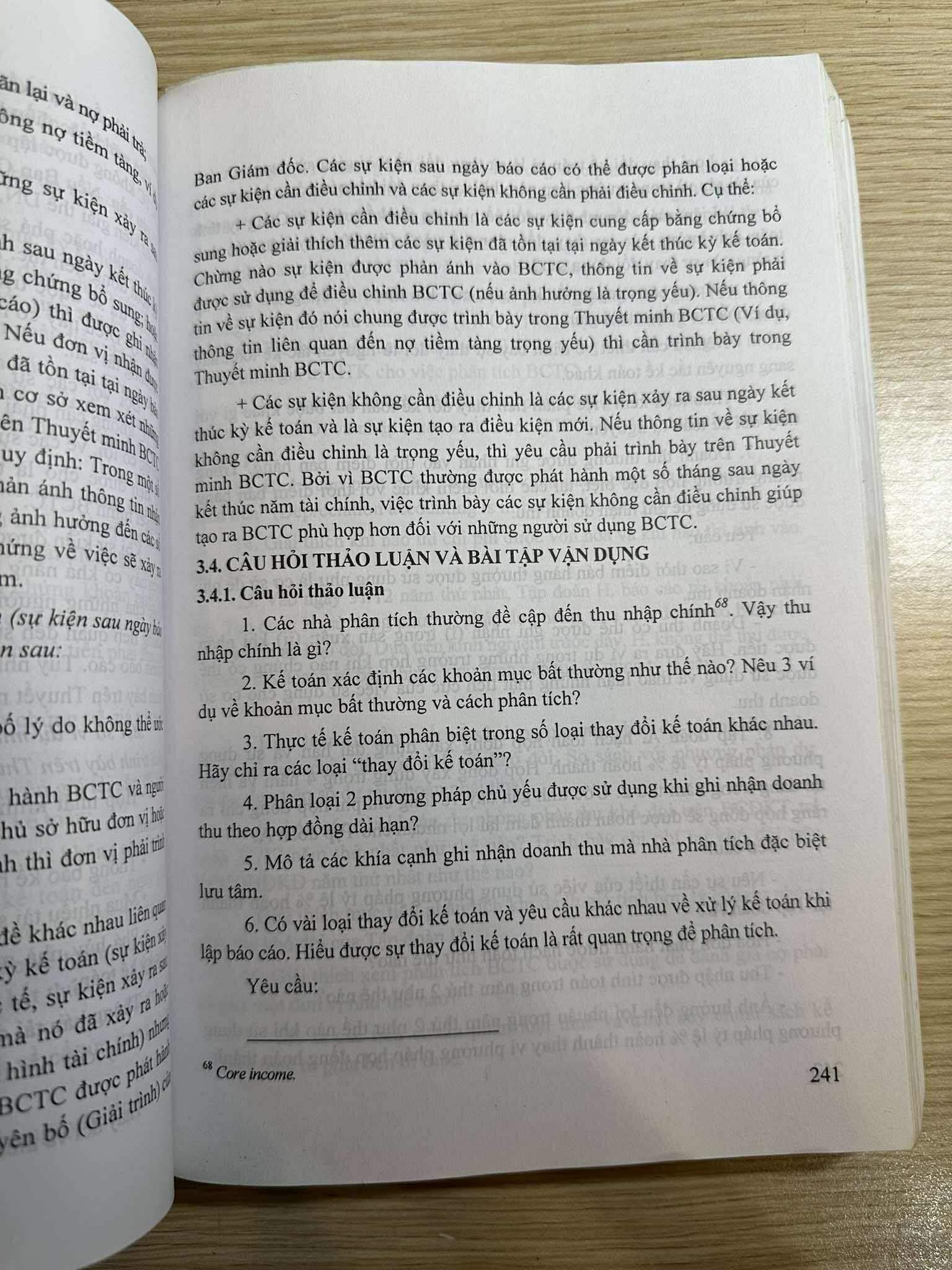 Phân tích Báo cáo tài chính